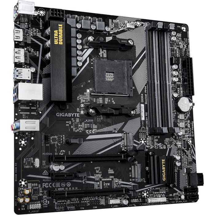 Gigabyte B550M DS3H R2 Micro ATX con Chipset AMD B550 y Socket AM4